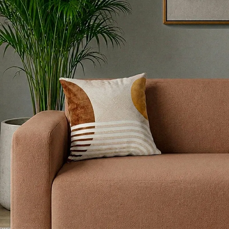 The Rising Sun Printed Cushion Cover - 1
