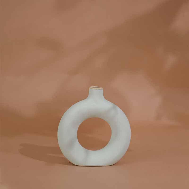 Boho Donut Vase - Blue media 3