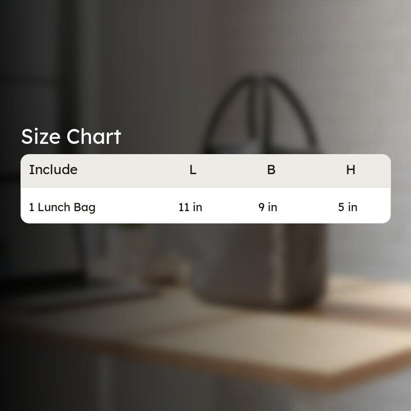 Shapix Polyester Lunch Bag - Black & Grey media 9