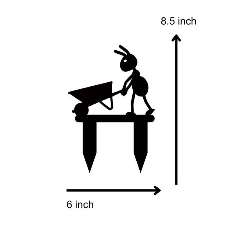 Mrs Ant Garden Stake - Set Of Four media 6