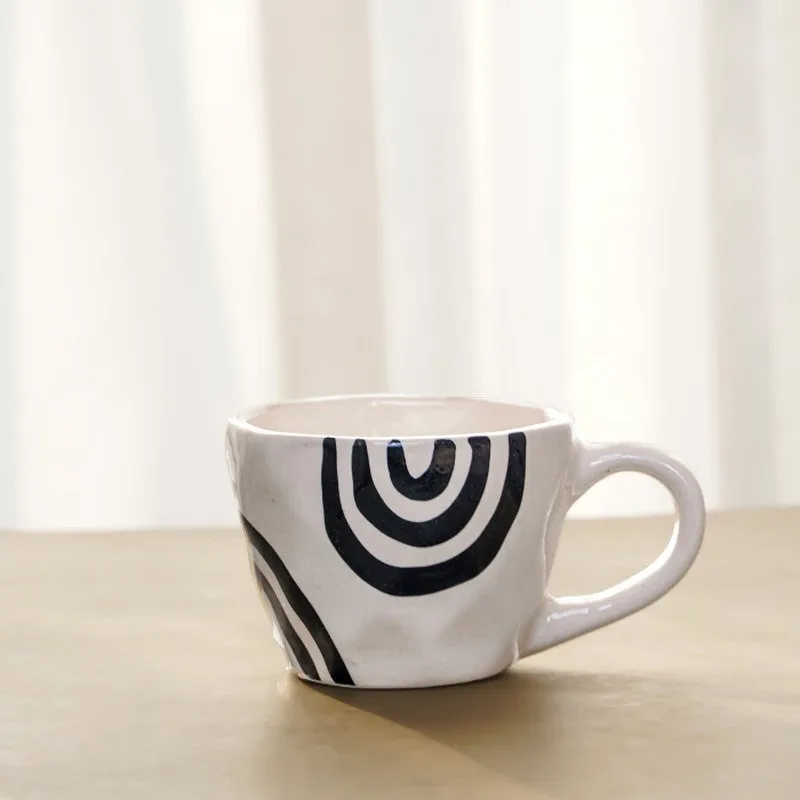 Sip Ceramic Tea Cup (240 mL Each) - Set Of Two media 6