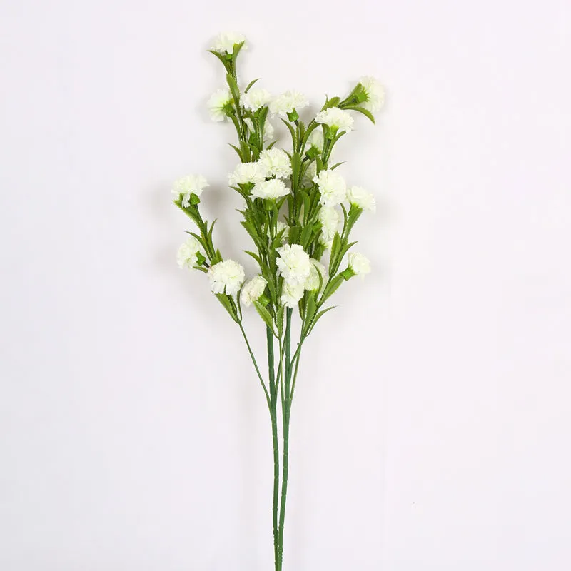 Everlin Artificial Chrysanthemum (White) - Set Of Two media 6