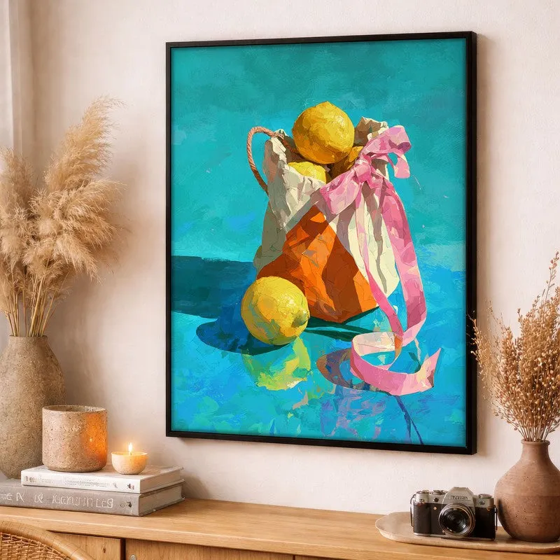 Lunith Canvas Wall Painting With Black Frame media 3