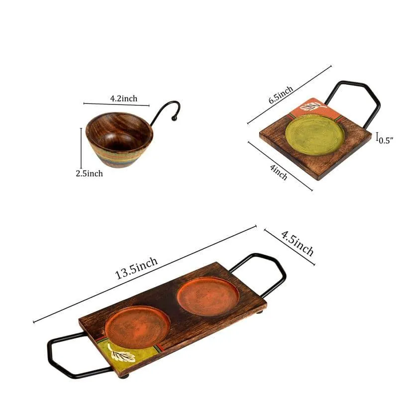 Kartheva Wooden Serving Set - Set Of Five media 6