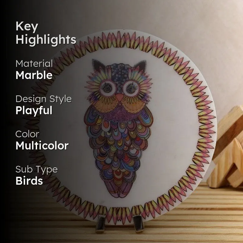 Owlsome Marble Showpiece media 2