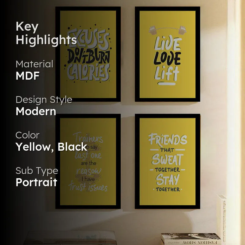 No Excuse Wall Art - Set Of Six media 2