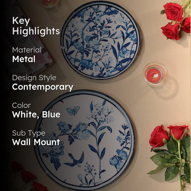 Bluebloom Metal Wall Plates - Set Of Two media 2