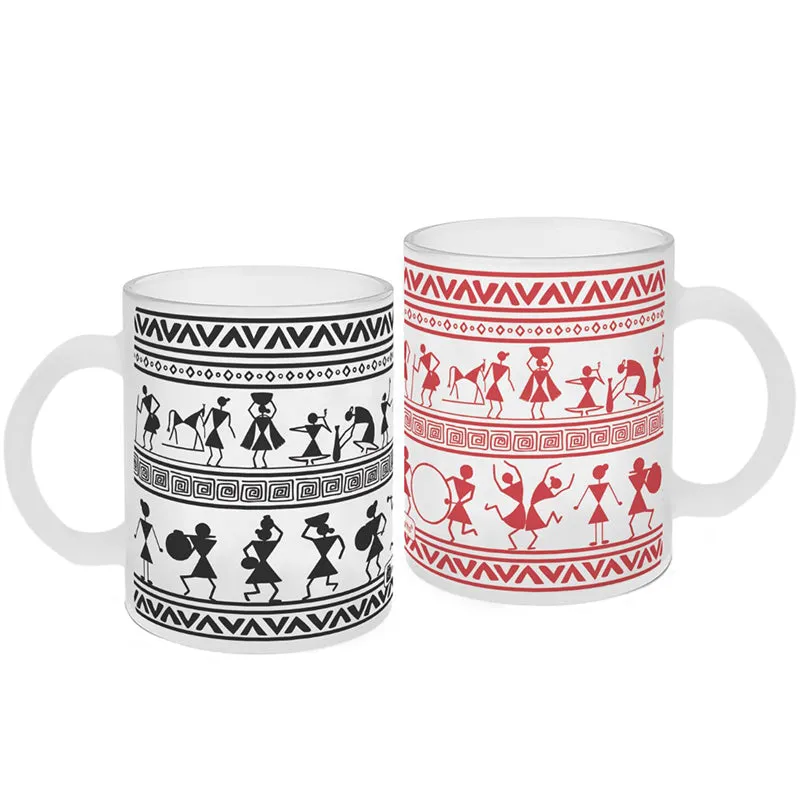 Plant Glass Coffee Mug (300 mL Each) - Set of Two media 3