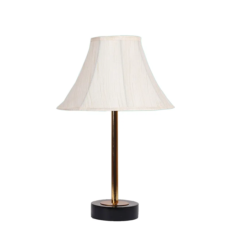 Ceylon Arc Rodin Wooden Table Lamp - OffWhite,Gold,Black media 4