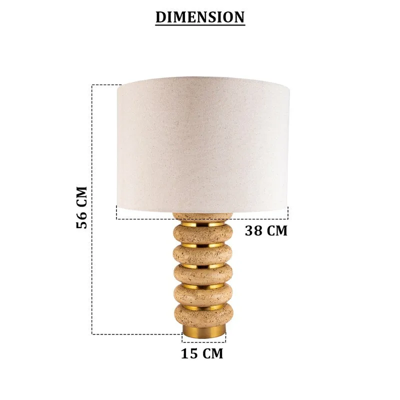 AarviDecor Irving Classic Metal Table Lamp - White media 8