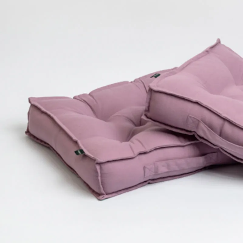 Tara Floor Cushion (Lilac Purple) - Set Of Two media 3