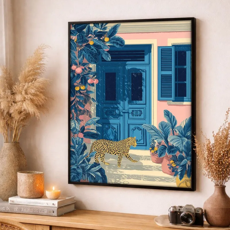 Nature Muse Canvas Wall Painting - Black Frame media 3