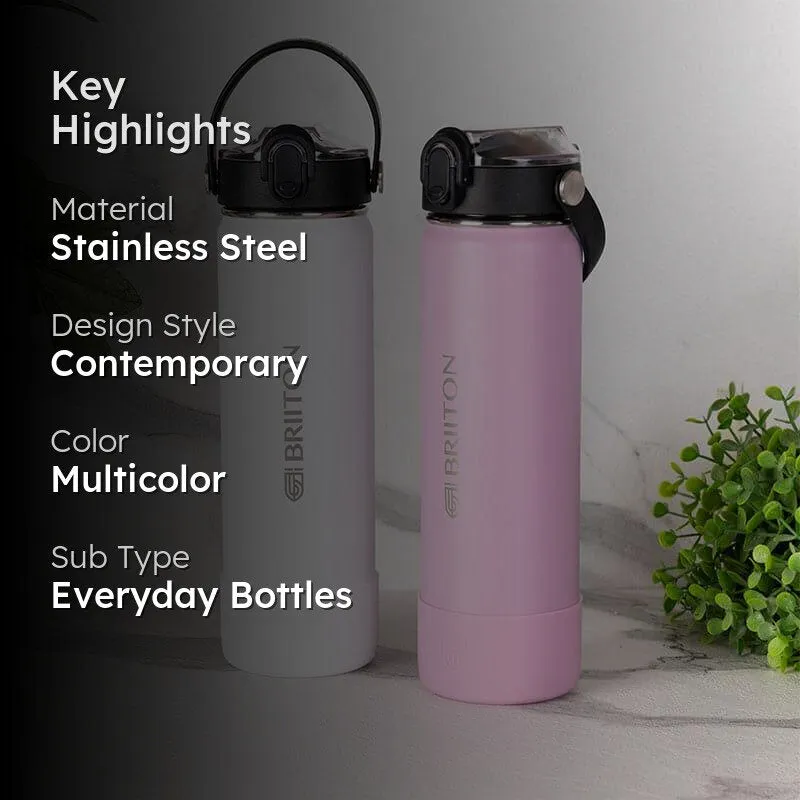 Dream Drip Bottle (White & Pink, 750 mL Each) - Set Of Two media 2