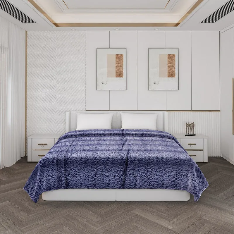 Monte Carlo Azure Dreamscape Blanket (Blue) - 850 GSM media 4