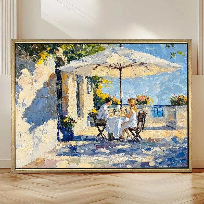Coastal Brunch Canvas Wall Painting With Frame media 4