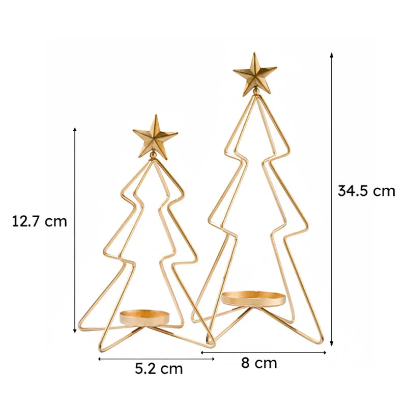 Small Christmas Tree Candle Stand media 9