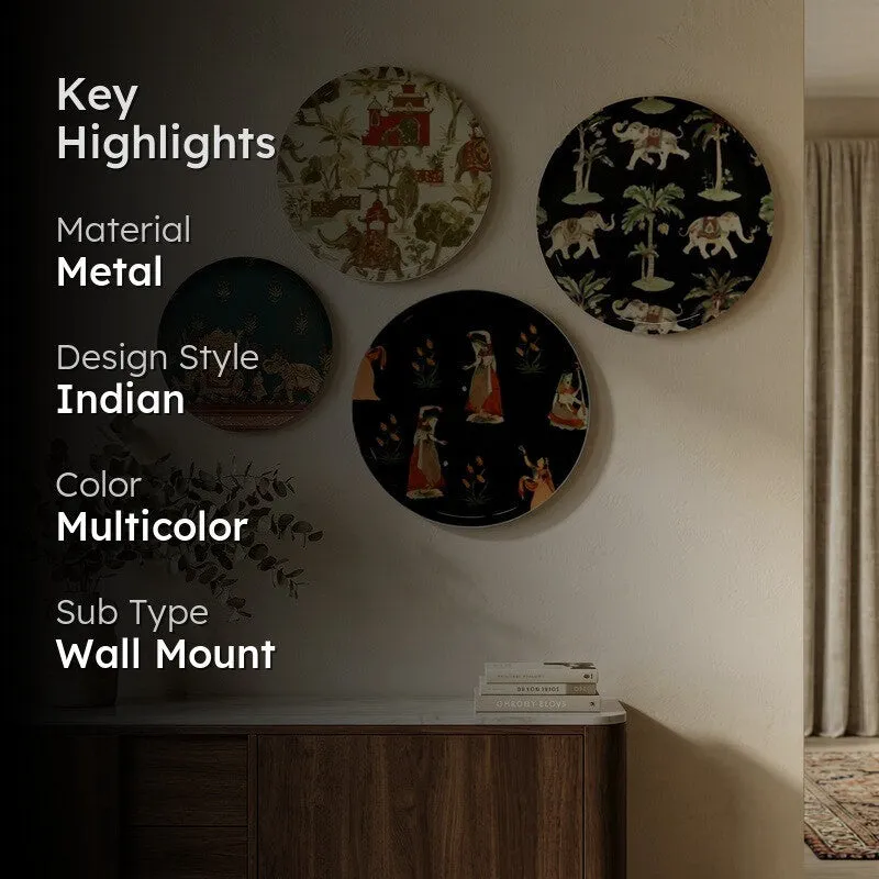 Storique Metal Wall Plates - Set of Four media 2