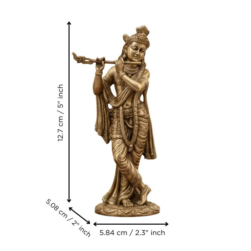 Kanha Raas Brass Idol media 5