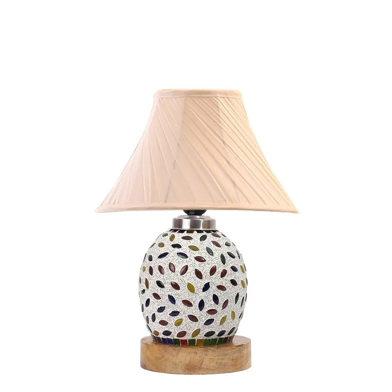 Velora Arc Wooden Table Lamp - Multicolor media 5
