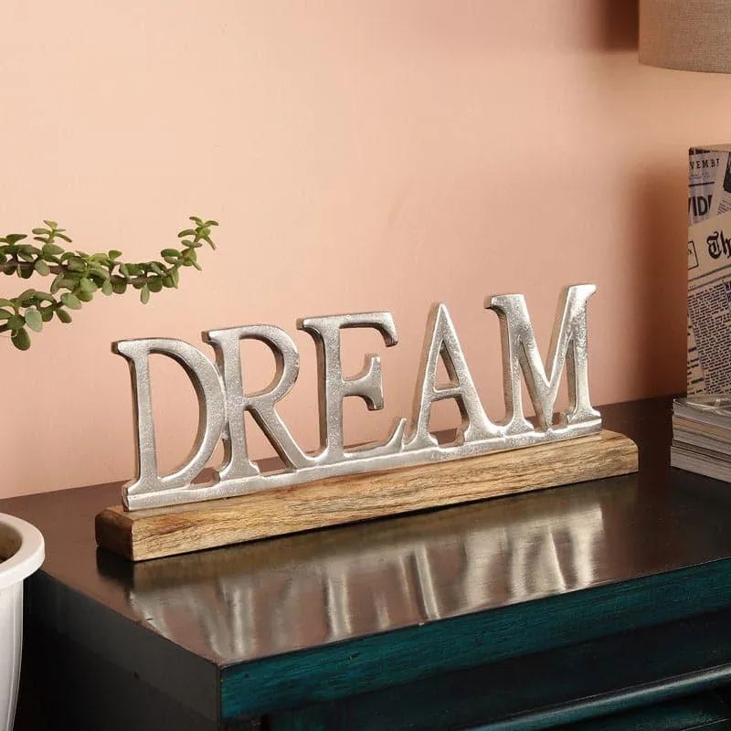 Dream Deal Typography Showpiece - Silver media 1