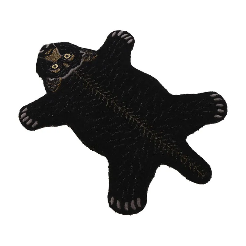 Jungle Cub Cotton Carpet - Black media 4