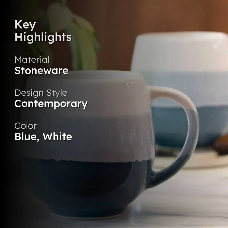 Wave Stoneware Coffee Mug (440 mL) media 2