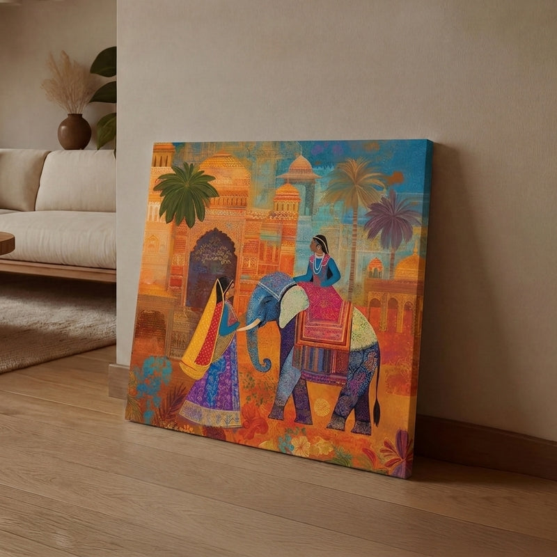Royal Gaj Canvas Wall Art