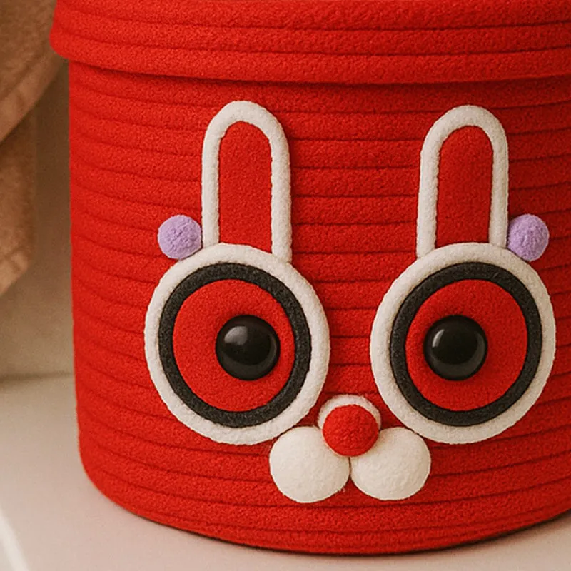 Bunny Charm Cotton Basket media 4