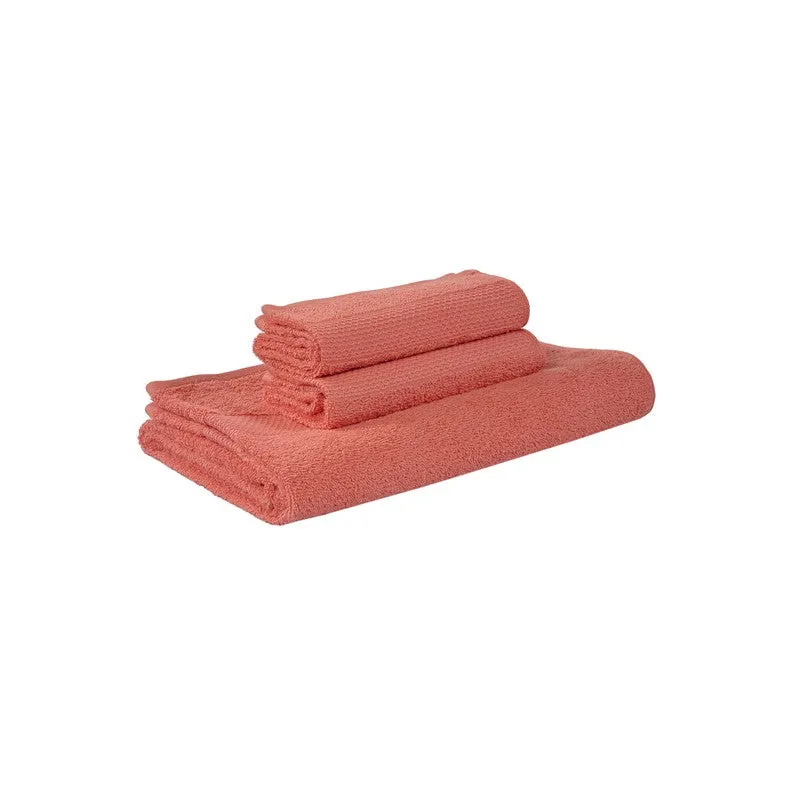 Monte Carlo Softdale Pure Cotton Towel Sets (Peach) - Set of Three media 5