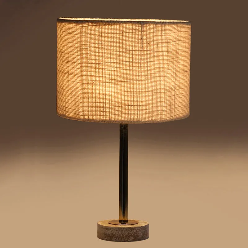 Sienna I Rodin Wooden Table Lamp - White,Gold media 6