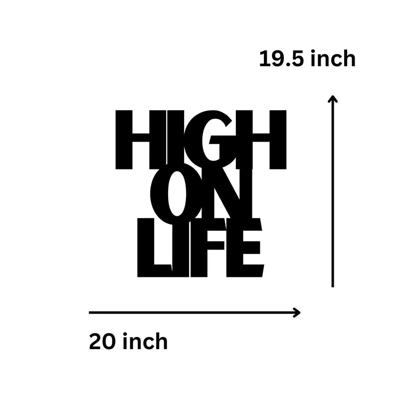 High On Life Iron Wall Accent media 5