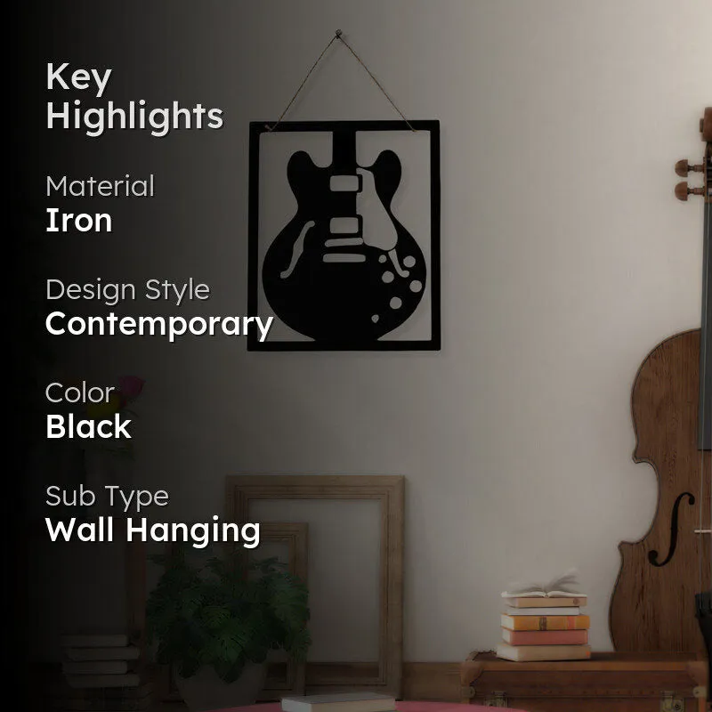 Lines Of Guitar I Iron Wall Accent media 2