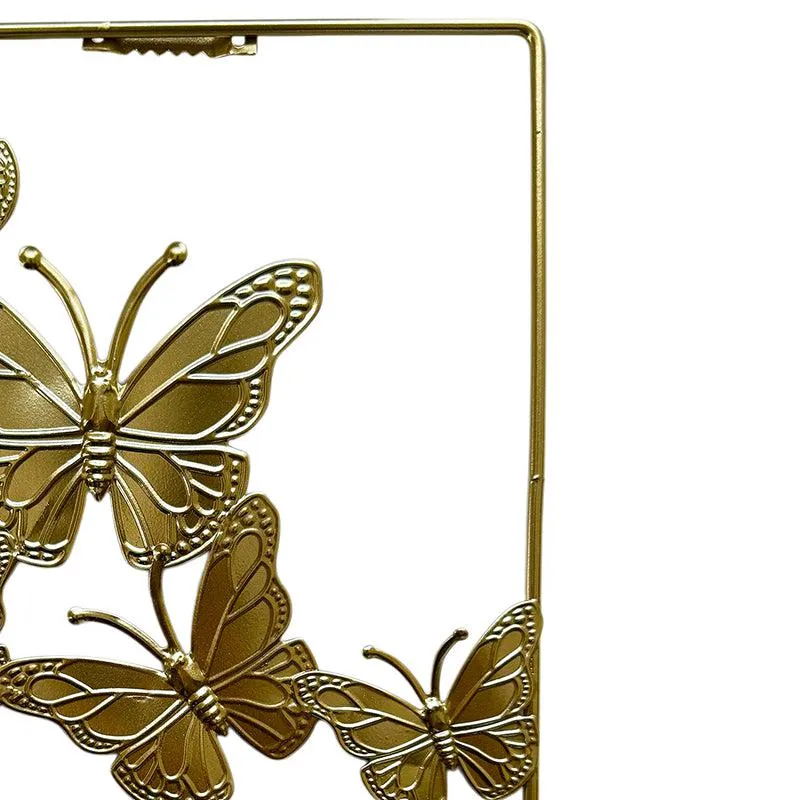 Sculpted Mariposa Metal Wall Accent - Set Of Two media 4