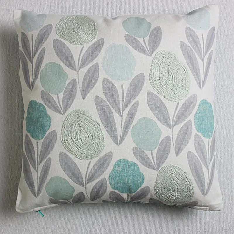 Paris Balcony Embroidered Rectangle Cushion Cover media 6