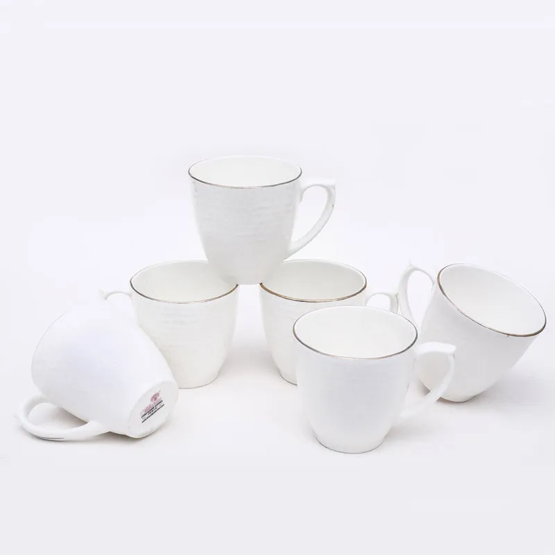 Rupert Bone China Tea Cup (175 mL Each) - Set of Six media 3