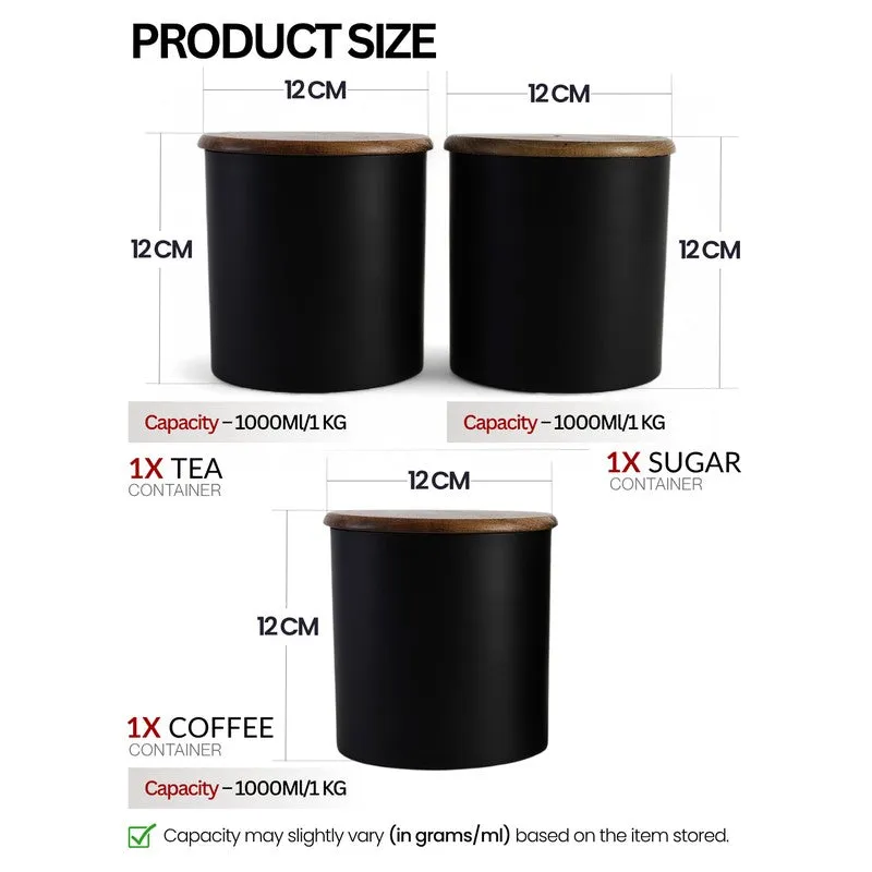 Modern Stackable Storage Container (1000 mL Each) - Set Of Three media 8