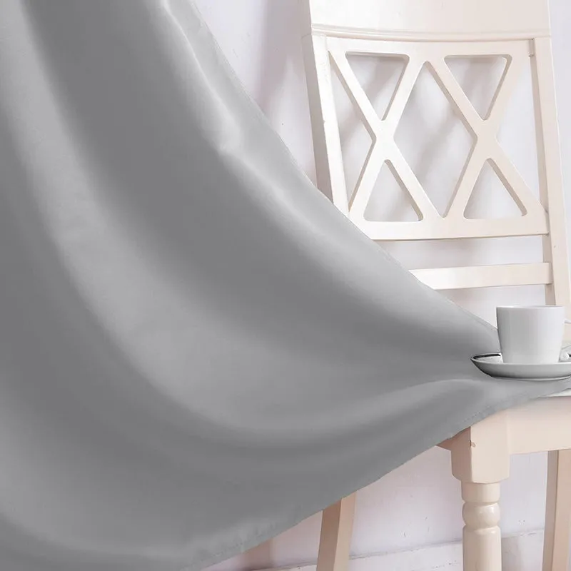 Noir Double Pinch Pleat Blackout Curtain - Silver media 3