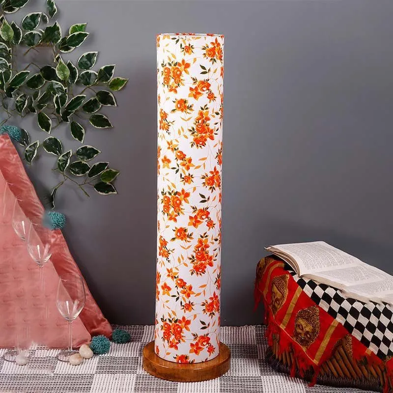 Orange Flora Tower Floor Lamp media 6