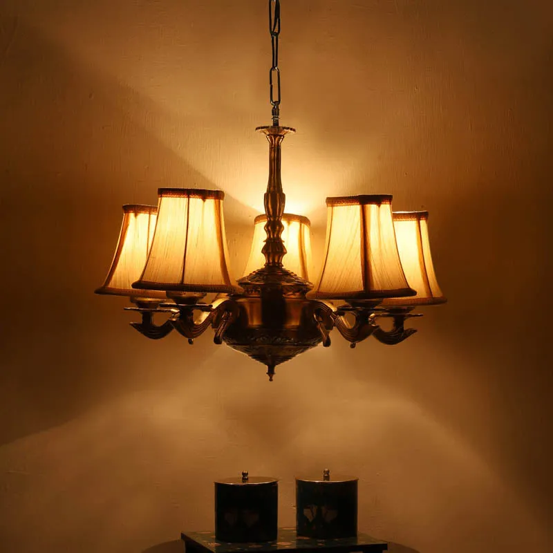 Velas Conical Golden Antique Ceiling Lamp media 1