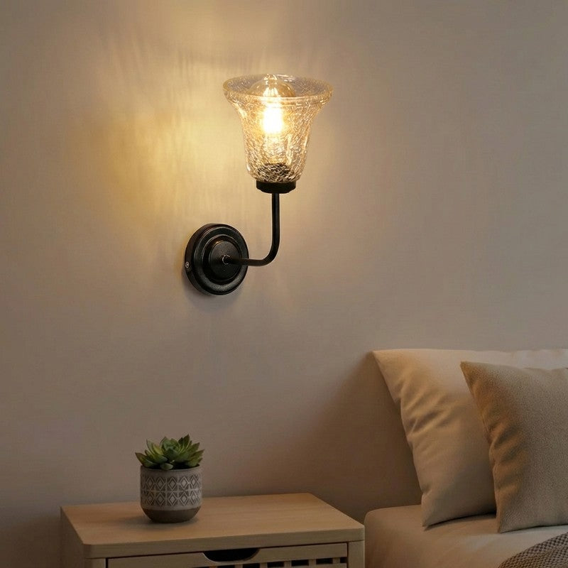 Crystal Flare Decorative Glass Wall Lamp