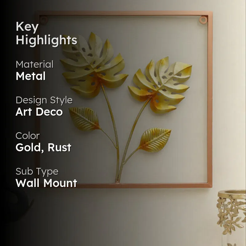 Mosia Floral Metal Wall Accent media 2
