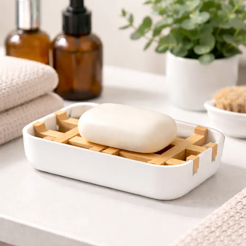 Soapora Soap Dish - White media 1
