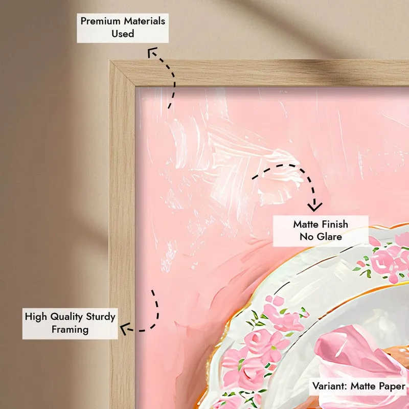 Croissant Bow Archival Canvas Wall Art - Brown media 8