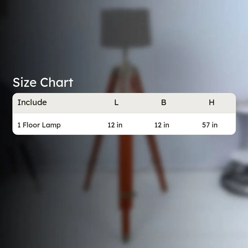 Tatania Printed Tripod Floor Lamp - Brown media 5