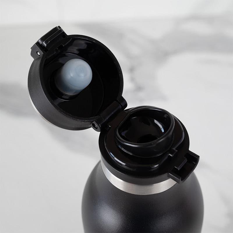 Pristine Sip Hot & Cold Thermos Water Bottle (Black & Blue, 750 mL Each) - Set Of Two media 4