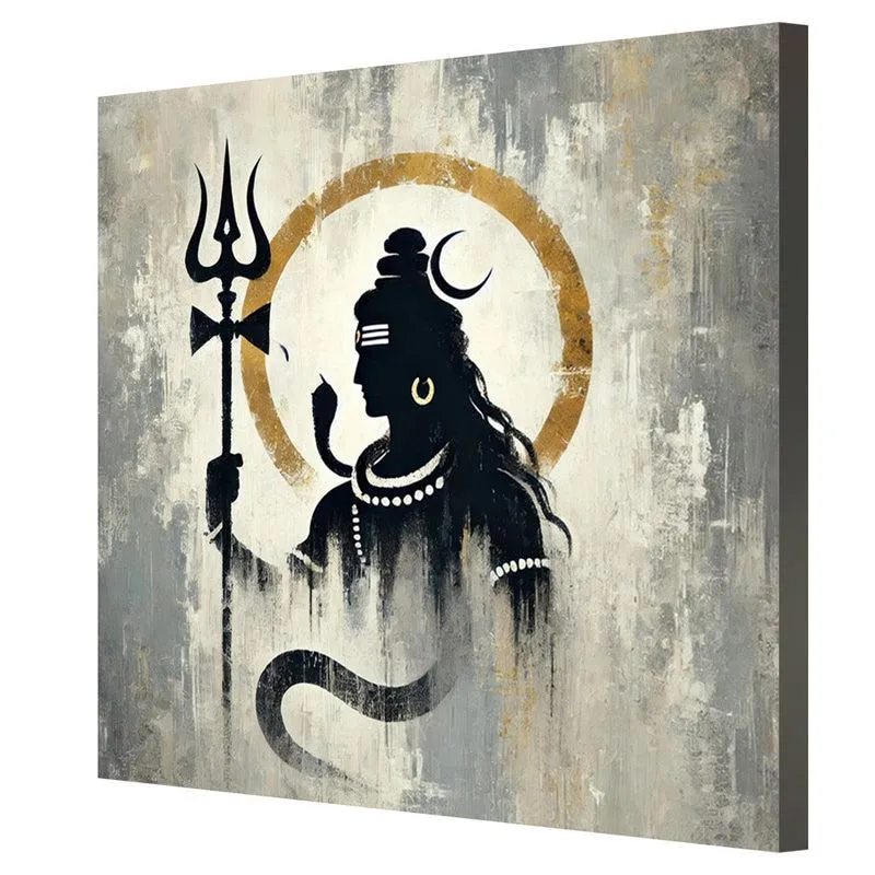 Mystical Shiva Silhouette Wall Painting media 5