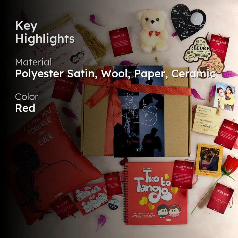 Love Notes & Nibbles Valentine's Gift Box - Thirteen Piece Set media 2