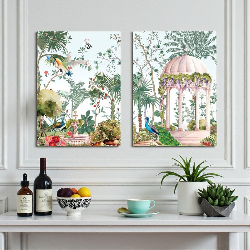 Begum Bagh Wall Painting - Set Of Two media 3