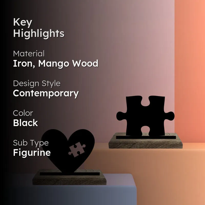 Piece Of Puzzle Showpiece - Set Of Two media 2