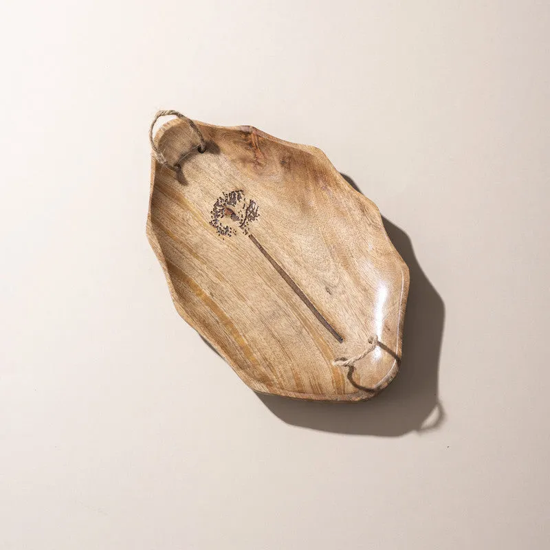 Triven Handcrafted Mango Wood Platter media 3